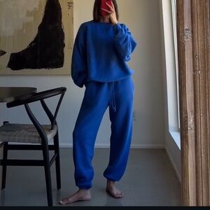 Elwood clothing BLUE oversized hoodie and classic sweatpants